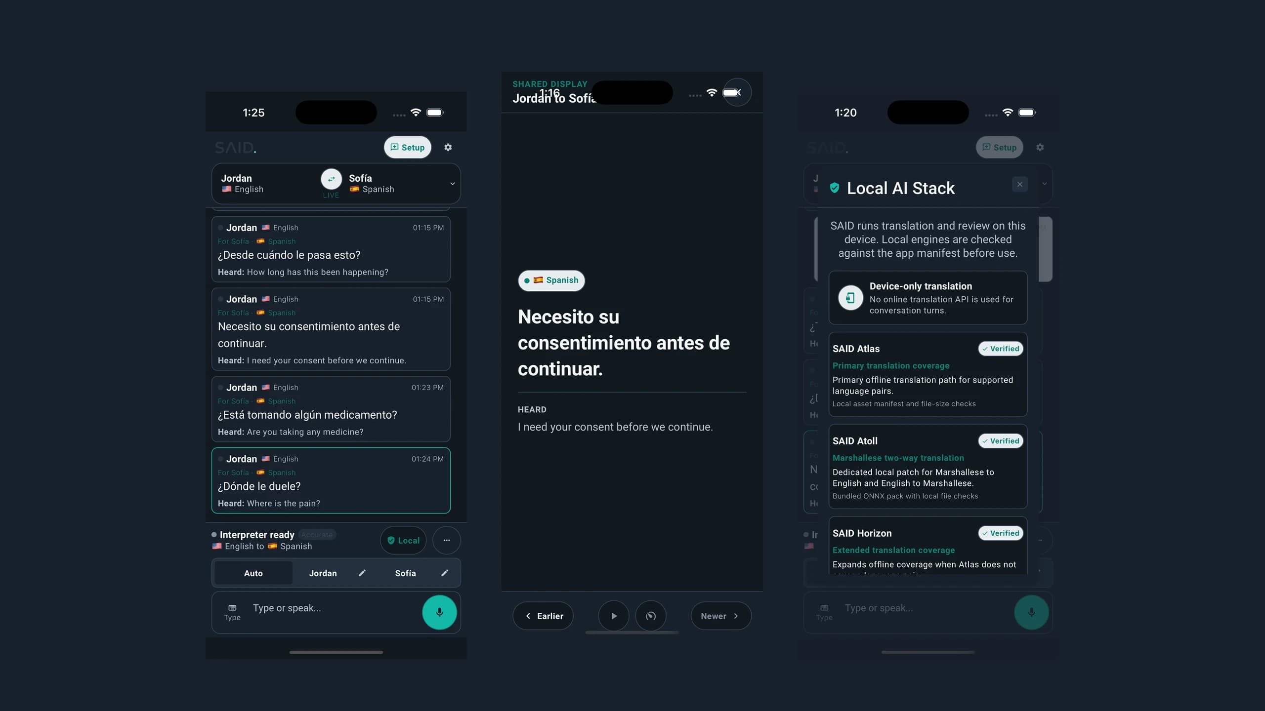 SAID Technology — Offline-First Medical Translation